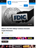 What Is The FDIC Hiding? Coinbase Demands Crypto Disclosure