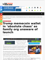 Trump memecoin wallet in ‘absolute chaos’ as family org unaware of launch - The Crypto News Wire