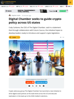 Digital Chamber Unveils State Network to Support US Crypto Policy