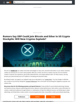 Best New Crypto to Watch as XRP Might Enter US Crypto Stockpile