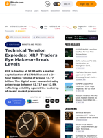 Technical Tension Explodes: XRP Traders Eye Make-or-Break Levels – Markets and Prices Bitcoin News