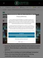 IOTA Showcases Real-World Use at East Africa Web3 Innovation Summit - Crypto News Flash