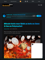 Bitcoin tests near $66k as bets on June 2 rise on Polymarket - Blockchain.News