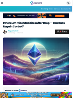 Ethereum Price Stabilizes After Drop — Can Bulls Regain Control?