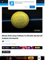 Bitcoin Risks Deep Pullback To $96,000, But Not All Analysts Are Bearish | Bitcoinist.com