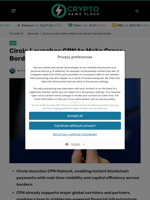 Circle Launches CPN to Make Cross-Border Payments Easier - Crypto News Flash