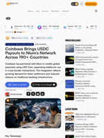Coinbase Brings USDC Payouts to Nium’s Network Across 190+ Countries