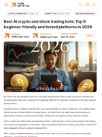 Best AI crypto and stock trading bots: Top 6 beginner-friendly and tested platforms in 2026 - AMBCrypto