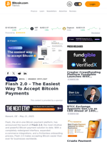 Flash 2.0 – The Easiest Way To Accept Bitcoin Payments – Branded Spotlight Bitcoin News