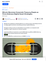 How Bitcoin Is Transforming Corporate Treasury Strategies
