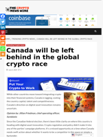 Canada will be left behind in the global crypto race - The Crypto News Wire