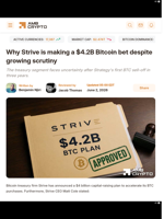 Why Strive is making a $4.2B Bitcoin bet despite growing scrutiny - AMBCrypto