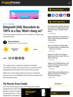 DeAgentAI (AIA) Skyrockets by 730% in a Day: What's Going on?