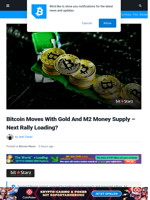 Bitcoin Moves With Gold And M2 Money Supply - Next Rally Loading? | Bitcoinist.com