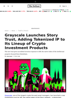 Grayscale Launches Story Trust, Adding Tokenized IP to Its Lineup of Crypto Investment Products - 