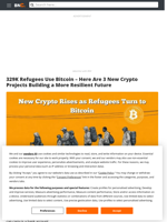 329K Refugees Turn to Bitcoin: 3 New Crypto Projects to Watch