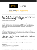 Best Web Trading Platforms for Catching 100x Tokens Early This Cycle