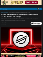 Which 3 Cryptos Can Decouple From Stellar (XLM) Price's 7% Drop?