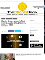 Flipster Debuts Market's First USD1 Perps for BTC, ETH, SOL, XRP, and DOGE