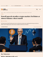 Powell speech steadies crypto market: Fed hints at slower balance-sheet runoff - AMBCrypto