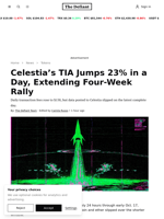 Celestia’s TIA Jumps 23% in a Day, Extending Four-Week Rally | The Defiant