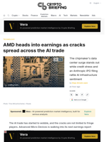AMD heads into earnings as cracks spread across the AI trade