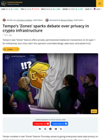 Tempo’s ‘Zones’ Promise Privacy But Raise Trust Concerns