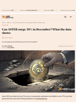 Can ASTER surge 30% in December? What the data shows - AMBCrypto