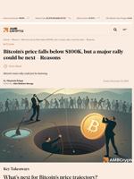 Bitcoin's price falls below $100K, but a major rally could be next - Reasons - AMBCrypto