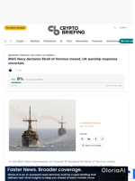 IRGC Navy declares Strait of Hormuz closed, UK warship response uncertain