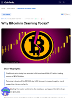 Why Bitcoin is Crashing Today?