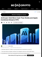 Anthropic Held More Cash Than Nvidia and Apple Combined Ahead of IPO