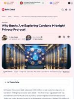 Why Banks Are Exploring Cardano Midnight Privacy Protocol - 99Bitcoins