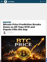 Bitcoin Price Prediction Breaks Down as Oil Tops $110 and Pepeto Fills the Gap - TechBullion
