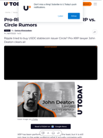 Pro-Ripple Lawyer Shuts Down XRP vs. Circle Rumors