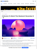 3 Altcoins To Watch This Weekend | November 8 - 9