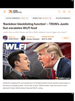 ‘Backdoor blacklisting function’ – TRON's Justin Sun escalates WLFI feud - AMBCrypto