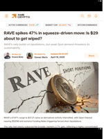 RAVE spikes 47% in squeeze-driven move: Is $29 about to get wiped? - AMBCrypto