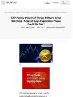 XRP Forms ‘Power of Three’ Pattern After 18% Drop, Analyst Says Expansion Phase Could Be Next