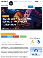 Crypto Bills Advance After Record 9-Hour House Stalematea | Live Bitcoin News