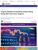HashKey Plans Hong Kong IPO This Year: Report