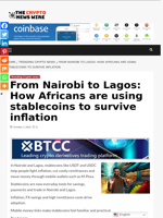 From Nairobi to Lagos: How Africans are using stablecoins to survive inflation - The Crypto News Wire