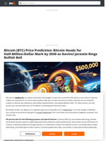 Bitcoin (BTC) Price Prediction: Bitcoin Heads for Half‑Million‑Dollar Mark by 2030 as Davinci Jeremie Rings Bullish Bell - Brave New Coin