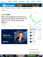 BTCC Strengthens Executive Leadership With Promotion Of Dan Liu To Chief Executive Officer