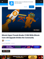 2025's Best Crypto Presale Breaks $18M: Is Bitcoin Hyper the Next 1000x Crypto?