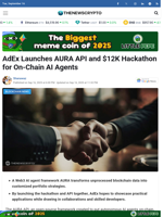AdEx Launches AURA API and $12K Hackathon for On-Chain AI Agents - TheNewsCrypto