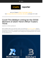 Could This BitMart Listing be the DOGE Moment of 2025? Here’s What Traders Think
