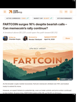 FARTCOIN eyes 37% rally as price reaches key level