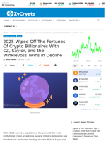 2025 Wiped Off The Fortunes Of Crypto Billionaires With CZ, Saylor, and the Winklevoss Twins In Decline ⋆ ZyCrypto