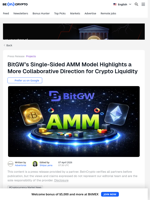 BitGW's Single-Sided AMM: Collaborative Crypto Liquidity
